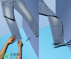 毛邊牛仔褲可以自己剪嗎？毛邊牛仔褲怎么剪？