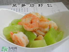 萵筍可以和蝦一起吃嗎？萵筍能和蝦仁一起吃嗎？