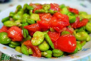 蠶豆和西紅柿能一起吃嗎？西紅柿蠶豆的做法