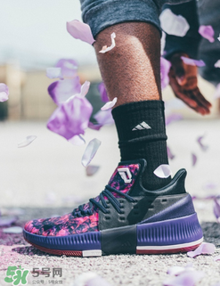 adidas dame3新配色多少錢？阿迪達(dá)斯利拉德三代花城玫瑰專柜價(jià)格
