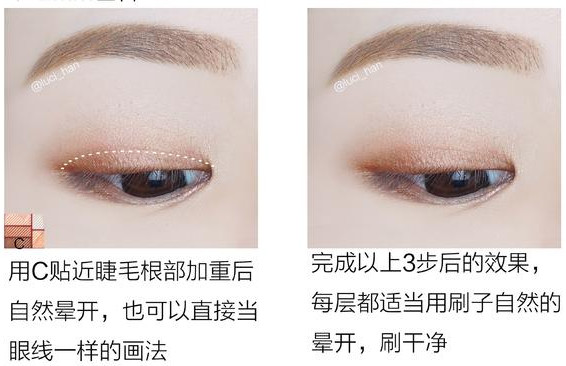 新手眼影的畫法步驟圖解 日常兩種眼影畫法步驟 新手眼影的畫法步驟圖解 日常兩種眼影畫法步驟