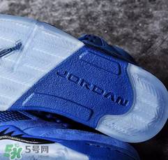 air jordan5麂皮皇家藍正品多少錢？喬丹5代藍麂皮專柜價格