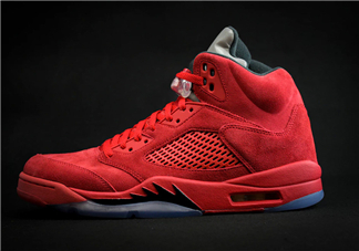 air jordan 5 red suede多少錢？喬丹5代紅色麂皮專柜價格