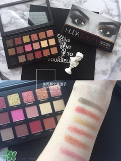 huda beauty眼影怎么畫？huda beauty眼影盤教程