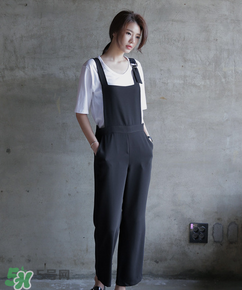 黑色闊腿褲配什么上衣？黑色闊腿褲搭配上衣圖片