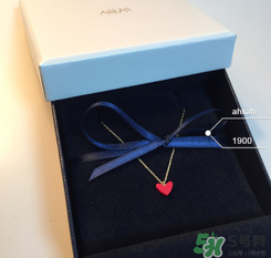 ahkah小紅心項(xiàng)鏈多少錢？ahkah紅心鎖骨鏈專柜價(jià)格