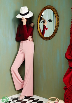 粉色闊腿褲配什么鞋子？粉色闊腿褲搭配鞋子圖片