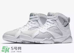 air jordan 7 pure platinum多少錢？AJ7白銀配色專柜價格
