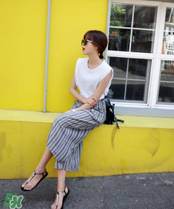 七分闊腿褲搭配什么鞋子？七分闊腿褲搭配鞋子圖片