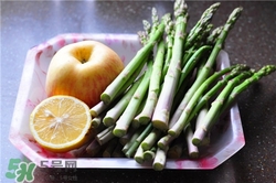 蘆筍可以榨汁嗎？蘆筍可以和什么一起榨汁