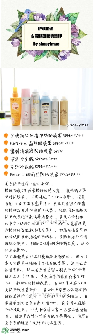 防曬噴霧選哪個牌子好 哪個牌子的防曬噴霧好用 防曬噴霧選哪個牌子好 哪個牌子的防曬噴霧好用