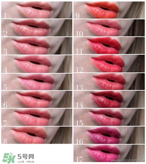 ilia口紅色號試色 ilia口紅試色圖
