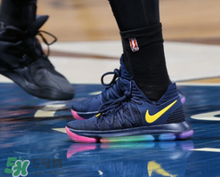 nike kd 10 be true彩虹配色實(shí)物怎么樣？杜蘭特10彩虹底照片曝光