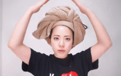 怎么用毛巾包頭發(fā)？如何用毛巾包頭發(fā)圖解