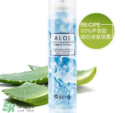 recipe水晶蘆薈膠噴霧怎么樣？recipe水晶蘆薈膠噴霧怎么用