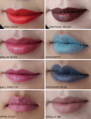 mac口紅試色大全 MAC限量版128色唇膏試色 mac口紅試色大全 MAC限量版128色唇膏試色