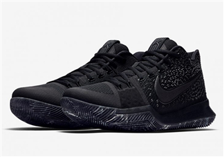 nike kyrie 3 triple black多少錢？耐克歐文3代純黑配色專柜價格