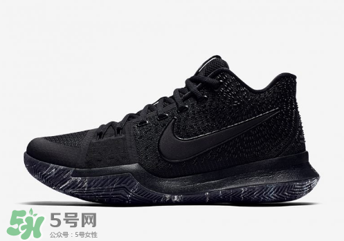 nike kyrie 3 triple black耐克歐文3代純黑配色什么時候發(fā)售？
