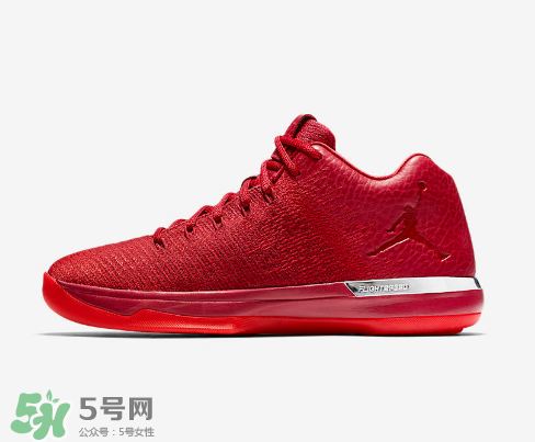 air jordan 31 low大紅配色多少錢？aj31 low紅色專柜價格