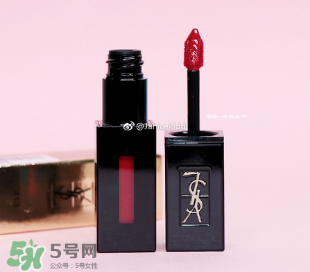 ysl黑管唇釉413是什么顏色？ysl圣羅蘭黑管唇釉413試色
