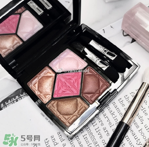 迪奧2017限定五色眼影多少錢？迪奧2017限定五色眼影色號試色