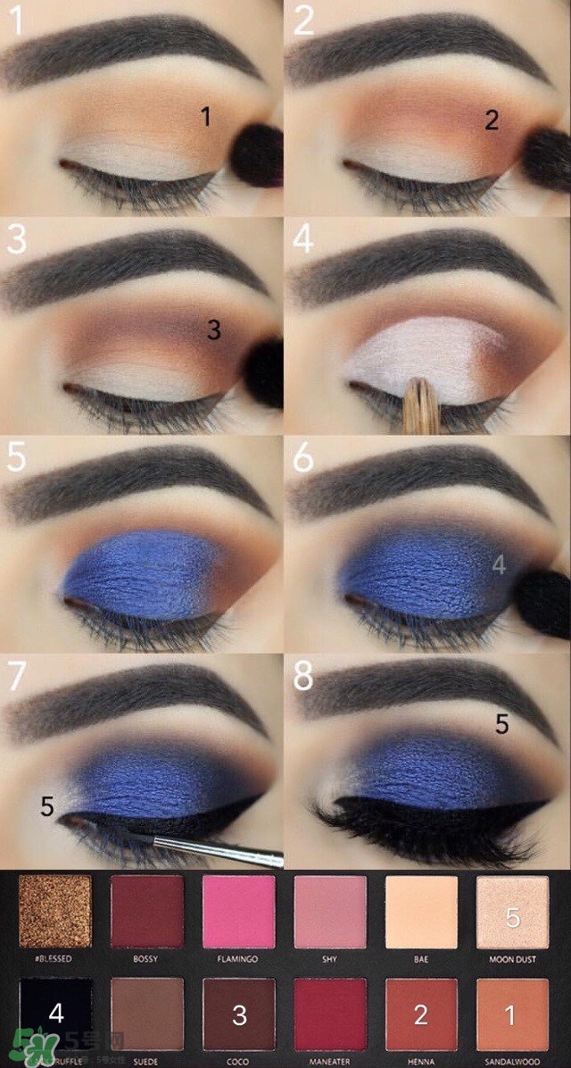 歐美眼妝畫(huà)法 歐美眼妝教程圖解