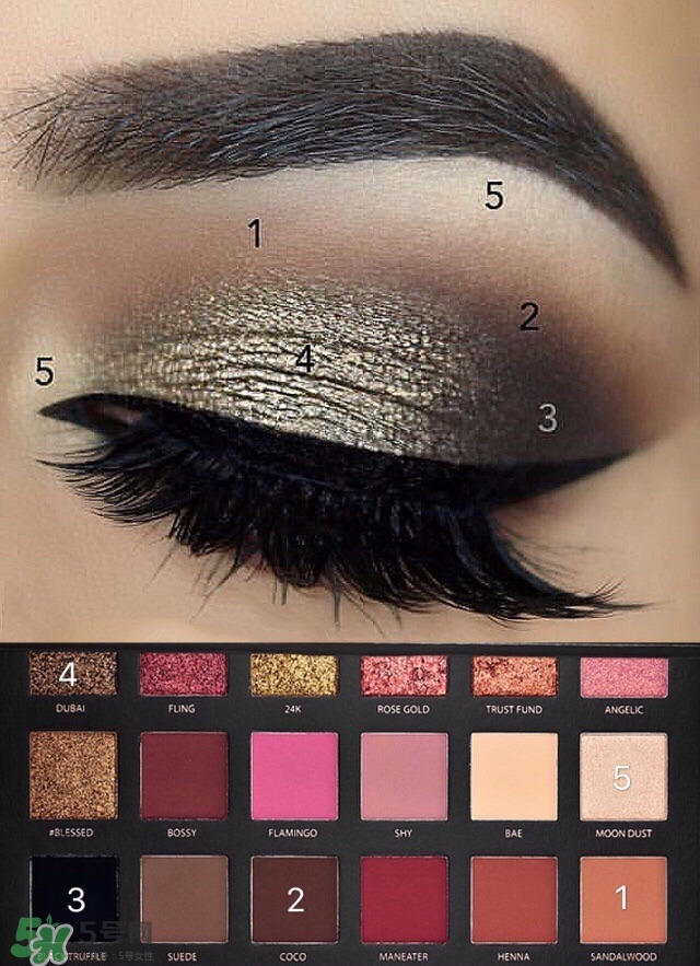 歐美眼妝畫(huà)法 歐美眼妝教程圖解