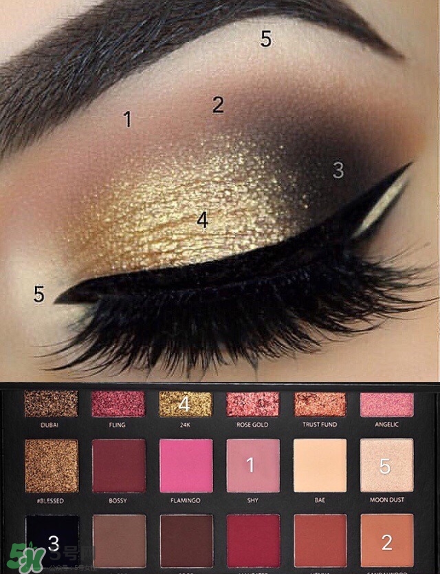 歐美眼妝畫(huà)法 歐美眼妝教程圖解