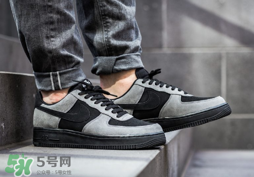 nike air force 1 low黑灰配色上腳怎么樣_好看嗎？