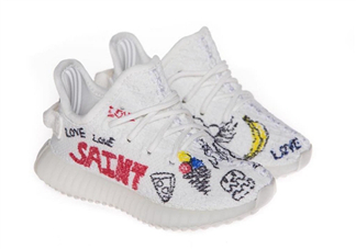 adidas yeezy 350 boost v2兒童定制版在哪買_怎么買？