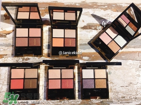 suqqu晶采立體眼彩盤色號_試色圖 suqqu晶采立體眼彩盤色號_試色圖