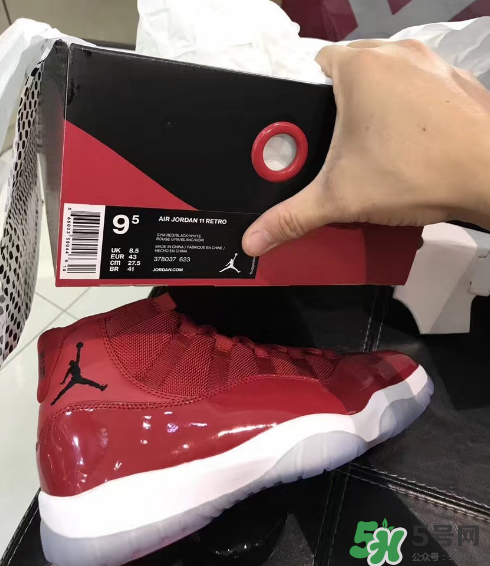 air jordan 11 gym red安東尼全紅配色實(shí)物怎么樣？