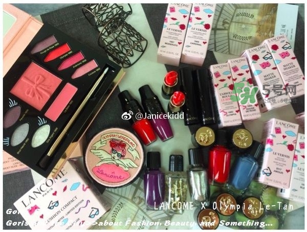 蘭蔻olympia夢(mèng)幻樂園限量彩妝怎么樣_色號(hào)試色