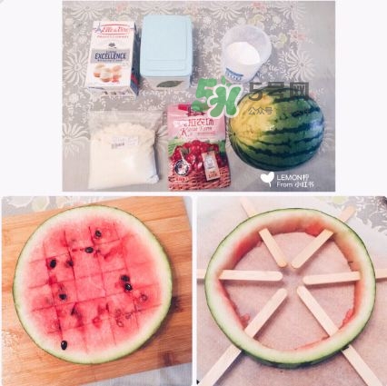 夏日西瓜甜品 西瓜冰棍的制作 夏日西瓜甜品 西瓜冰棍的制作