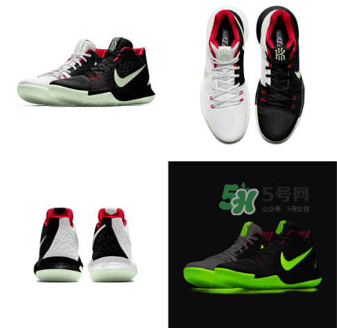 歐文同款黑白鴛鴦夜光kyrie 3怎么定制_在哪里買？