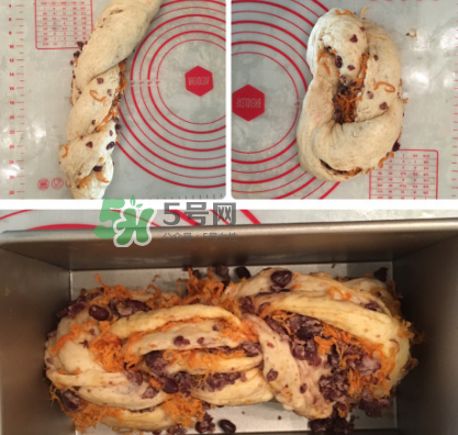 肉松紅豆吐司的做法 早餐面包的做法 肉松紅豆吐司的做法 早餐面包的做法