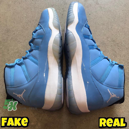 air jordan 11北卡藍(lán)真假怎么分辨？aj11北卡藍(lán)真假鑒定