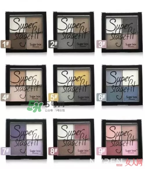 sugarbox糖盒眼影怎么樣？sugarbox糖盒眼影色號試色
