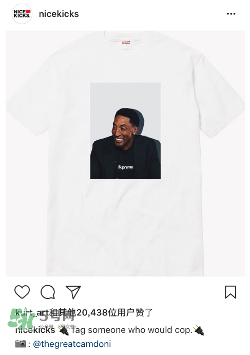 supreme皮蓬photo tee會(huì)發(fā)售嗎？supreme將推出皮蓬photo tee？