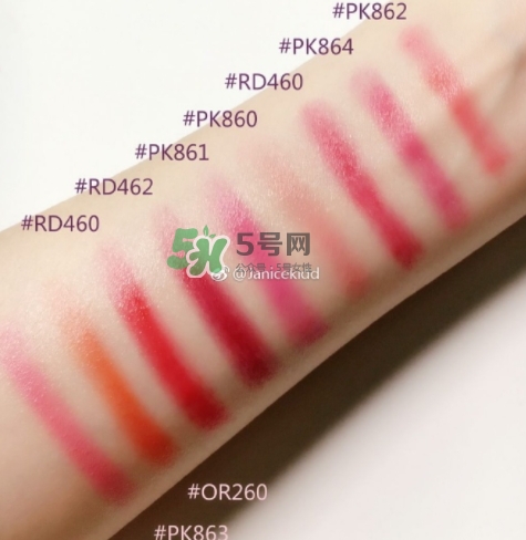 visee果凍夾心唇膏怎么樣？visee夾心唇膏色號試色