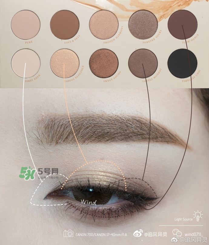 zoeva naturally yours眼影盤怎么畫？naturally yours教程