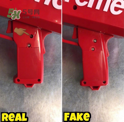 supreme cashcannon真假怎么看？supreme噴錢槍真假對比