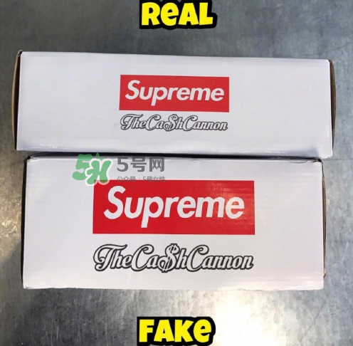 supreme cashcannon真假怎么看？supreme噴錢槍真假對比