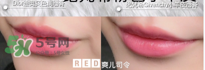 紀梵希變色唇膏和迪奧變色唇膏哪個好_怎么選？