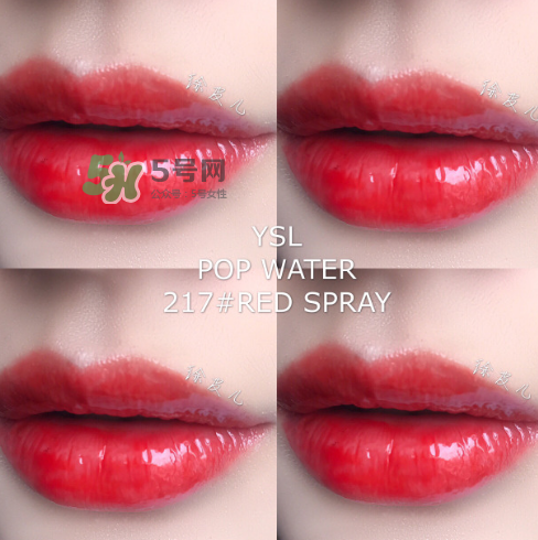 ysl唇釉217試色 ysl217唇釉試色圖 ysl唇釉217試色 ysl217唇釉試色圖