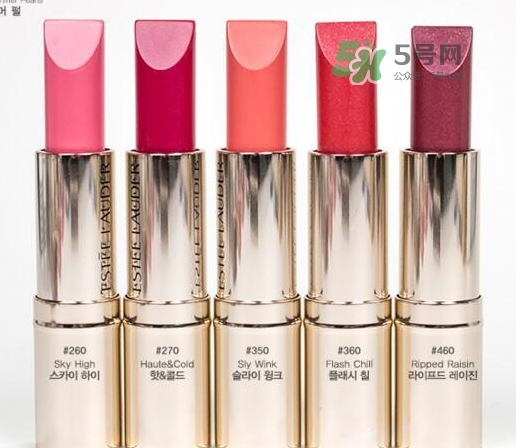 雅詩蘭黛戀愛唇膏試色 雅詩蘭黛pure color love戀愛唇膏色號(hào)