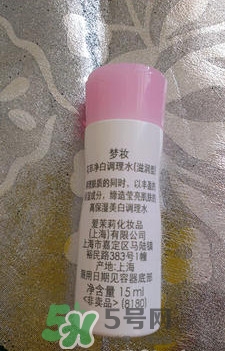 夢妝花萃凈白調(diào)理水怎么樣？夢妝花萃凈白調(diào)理水能補(bǔ)水嗎？