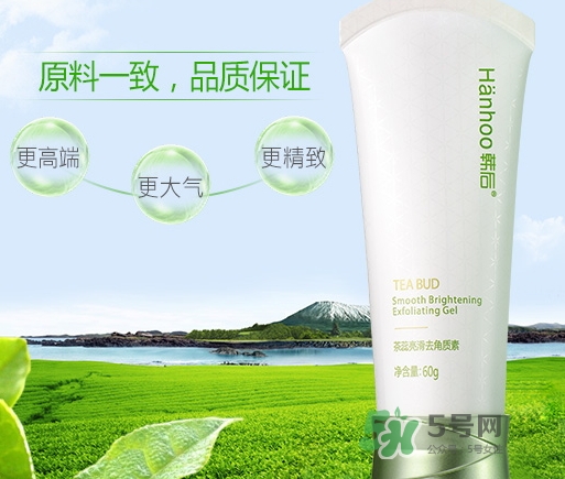 韓后茶蕊去角質(zhì)素怎么用？韓后茶蕊亮滑去角質(zhì)素用法