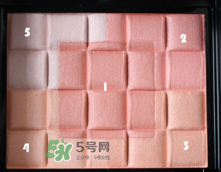MAQuillAGE心機(jī)五色腮紅怎么樣？MAQuillAGE心機(jī)五色腮紅試色