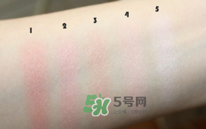 MAQuillAGE心機(jī)五色腮紅怎么樣？MAQuillAGE心機(jī)五色腮紅試色